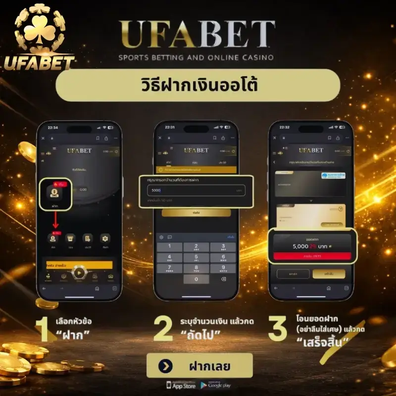 ฝากเงิน UFABET